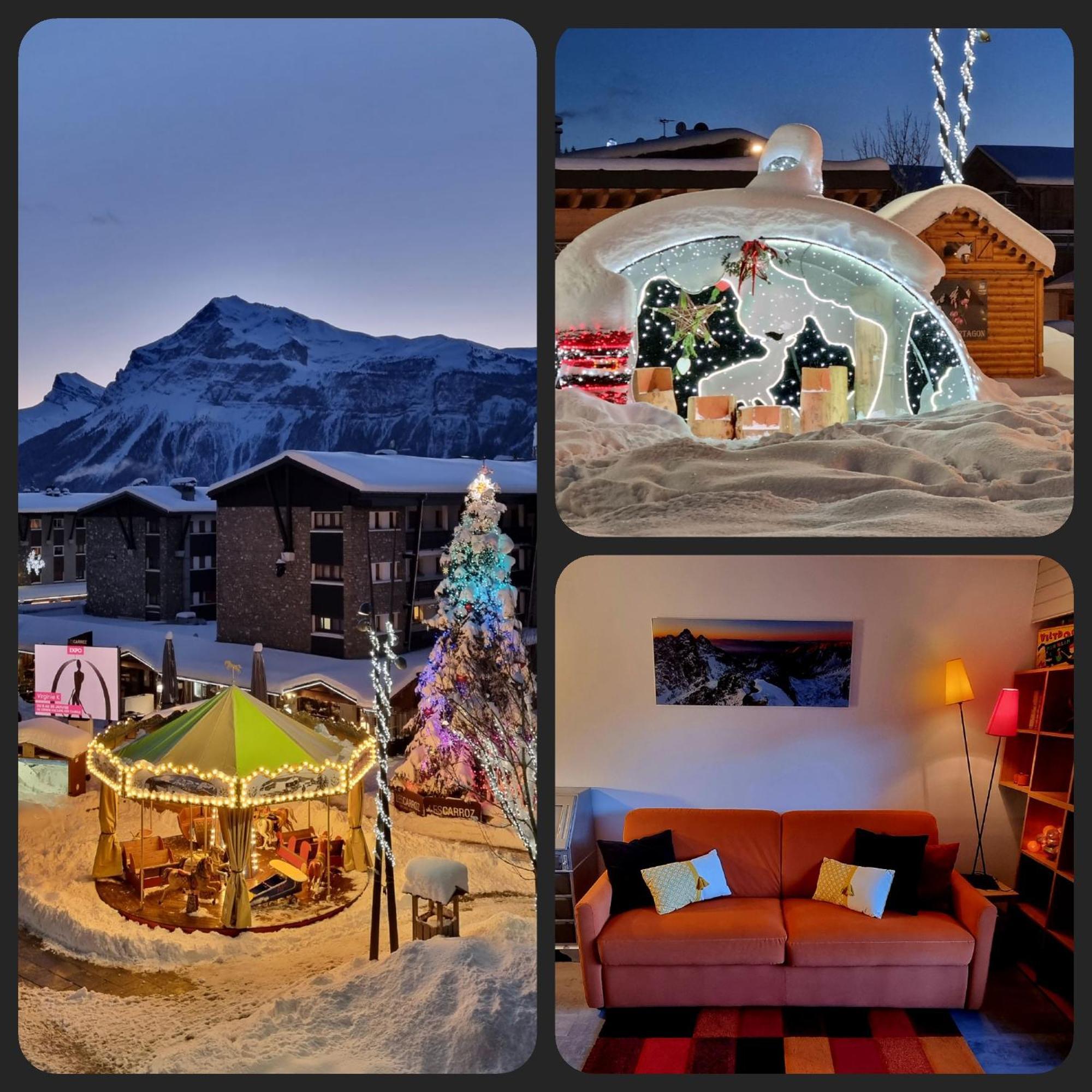 Vintage Chic -Central, Wifi, Mountain View Les Carroz d'Araches Εξωτερικό φωτογραφία